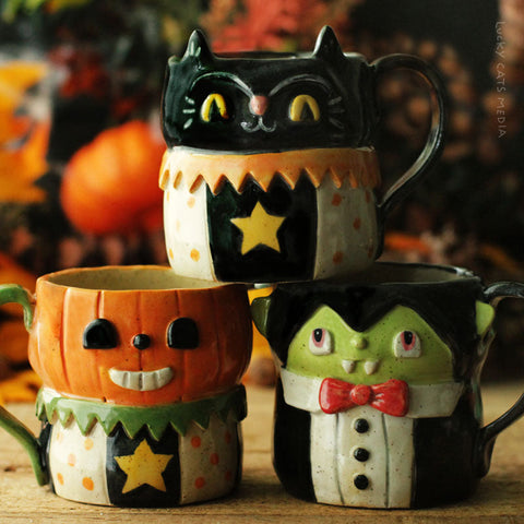 october | halloweenie mug
