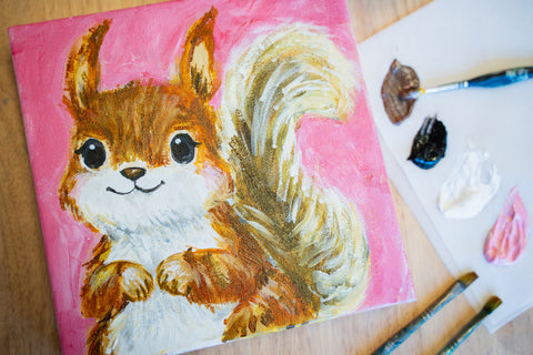 PAINT NIGHT! a little squirrelly