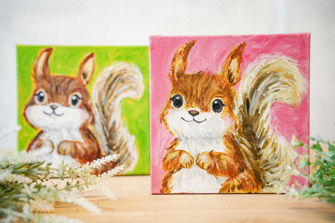 PAINT NIGHT! a little squirrelly