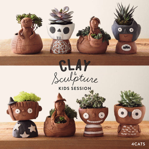 Clay & Sculpture 4 Weeks Kids Class 🙌