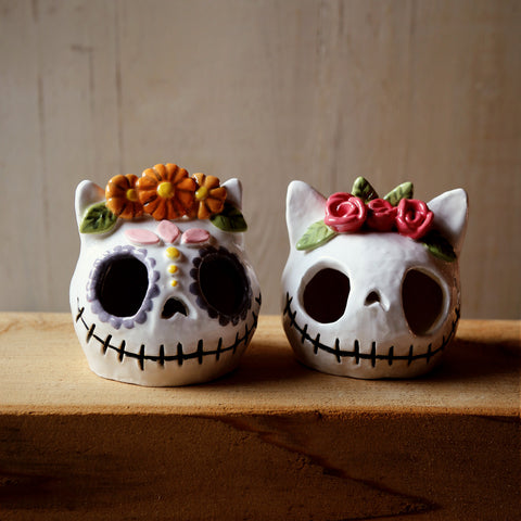 October | Day of the Dead Lantern Kitties