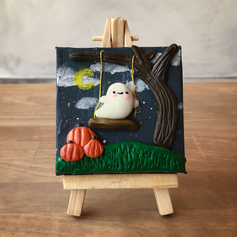 October | Ghostie 3D Painting