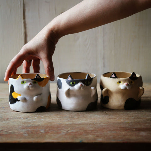 March | Kitty Blob Cups