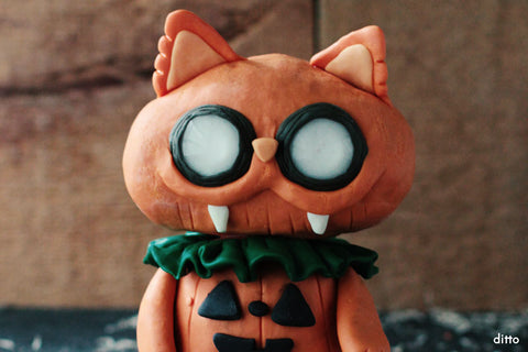 Pumpkin kitty night