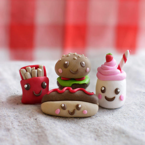 4Cats Ditto Oven-Bake Clay Foodie Burger Kit