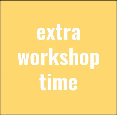 Extra time - clay wheel workshop (30 mins, 1 wheel)