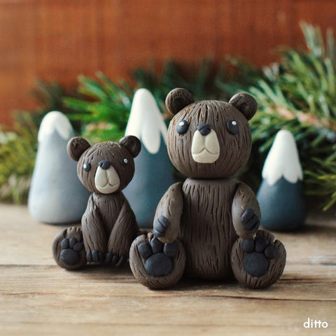 Sculpt A Grizzly Oven-Bake Clay Kit