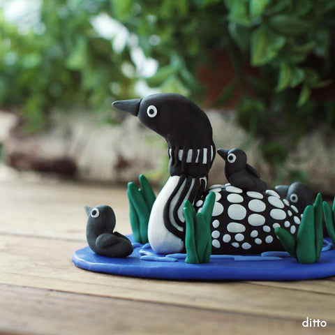 Sculpt A Loon Oven-Bake Clay Kit